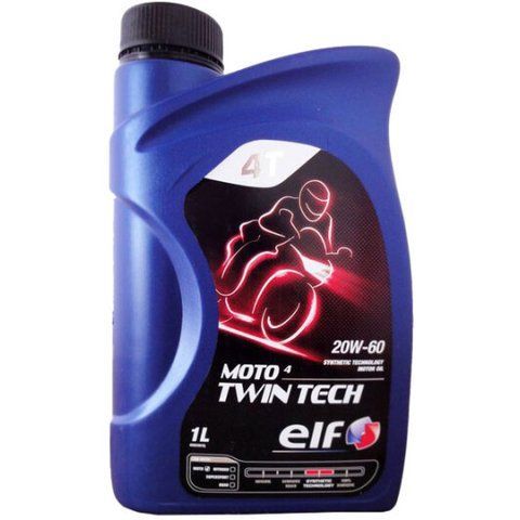 Elf Moto Twin Tech 20W-60, 1 л (194951) моторна олива 4T фото