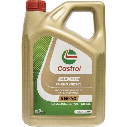 Castrol EDGE Turbo Diesel Titanium FST 5W-40 4 л, (1535ba) моторное масло фото
