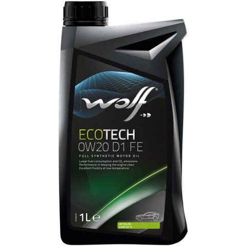 Wolf Ecotech D1 FE 0W-20, 1 л (8331640) моторное масло фото