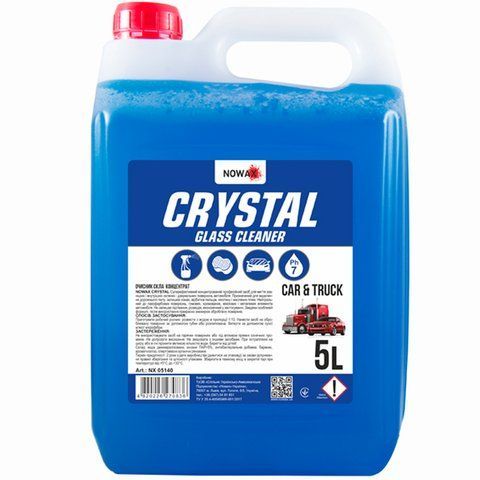 Nowax Crystal Glass Cleaner, 5 л (NX05140) очищувач фото