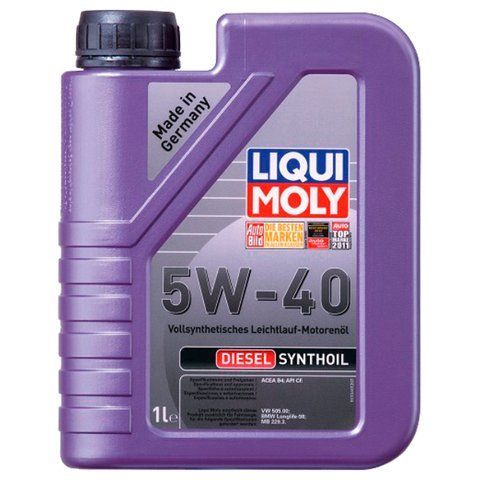 Liqui Moly Diesel Synthoil 5W-40 1 л, (1926) моторное масло фото
