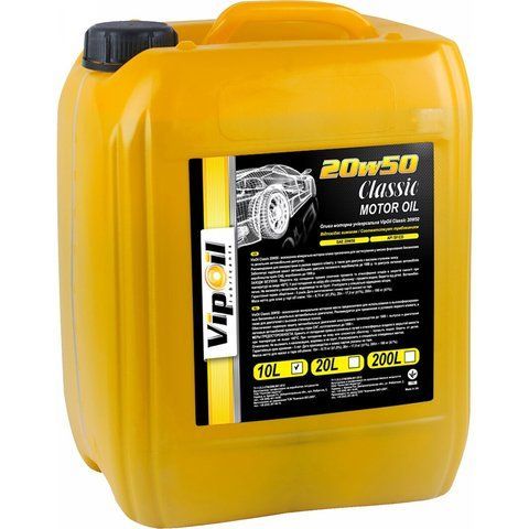 VIPOIL Classic 20W-50 10 л, (252403) моторна олива фото