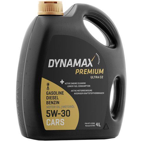 Dynamax Premium Ultra C2 5W-30, 4 л (502047) моторна олива фото