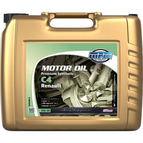 MPM Premium Synthetic C4 Renault 5W-30 20 л, (05020C4) моторное масло фото