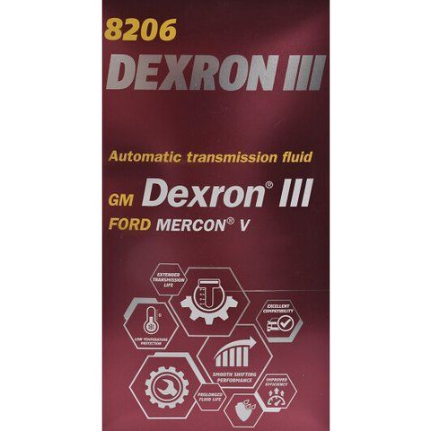 Mannol Dexron III Automatic Plus (Metal), 4 л (MN8206-4ME) трансмиссионное масло фото