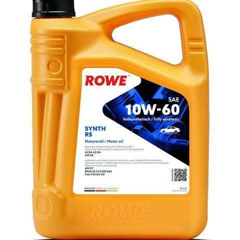 Rowe HC Synth RS 10W-60, 5 л (20070005099) моторное масло фото