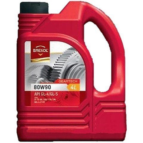 Brexol Geartech GL-4/5 80W-90, 4 л синтетична трансмісійна олива фото