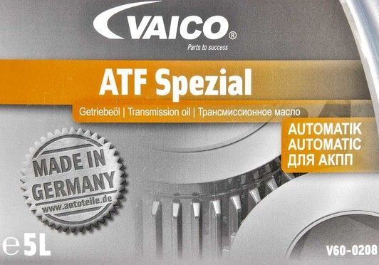 Vaico ATF Spezial, 5 л (v600208) синтетическое трансмиссионное масло фото