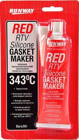 Runway Gasket Maker красный формирователь прокладок, 85 мл (RW8500) фото