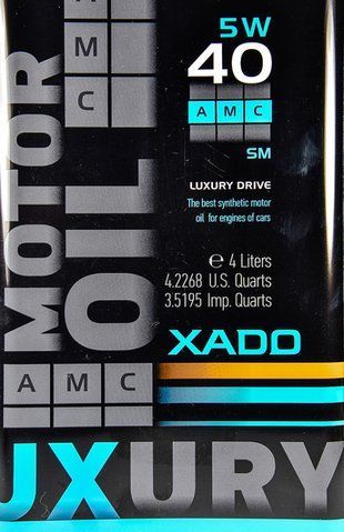 Xado LX AMC Black Edition 5W-40 (4 л) моторное масло фото
