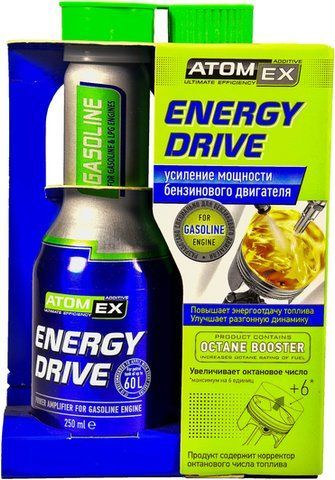 XADO Atomex Energy Drive (Gasoline), 250 мл (XA40413) присадка фото