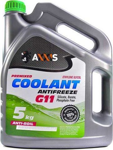 Готовий антифриз Axxis Coolant G11 зелений -32 &deg;C фото