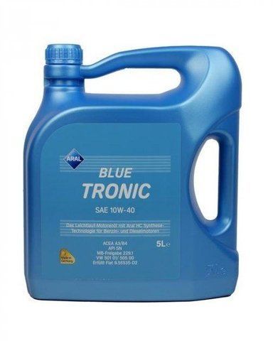 Aral BlueTronic 10W-40, 5 л (20485) моторное масло фото