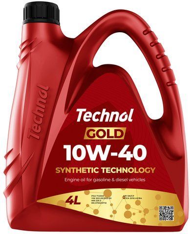 Technol Gold 10W-40, 4 л (TL90069) моторное масло фото