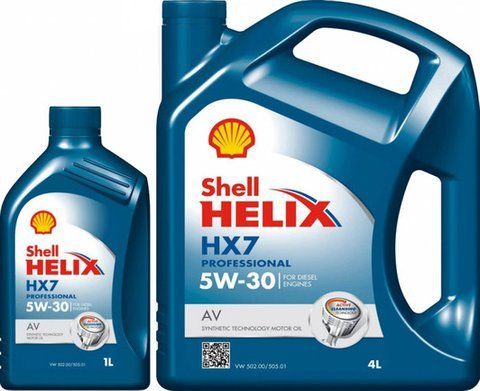 Shell Helix HX7 Professional AV 5W-30 1 л (550046311) моторна олива фото