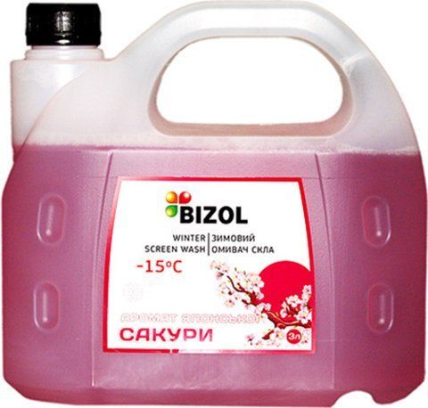 Bizol Winter Screen Wash зимний японская сакура 3 л, (B1286) омыватель фото