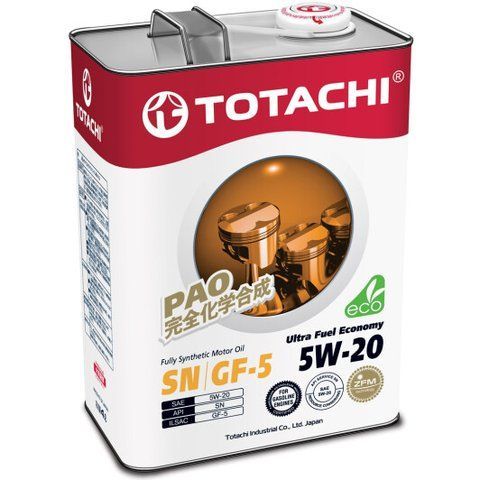 Totachi Ultra Fuel Economy SN 5W-20 4 л, моторное масло фото