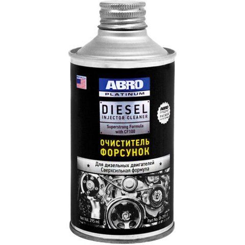 ABRO Platinum Diesel Injector Cleaner, 295 мл (DI-295-R) присадка фото