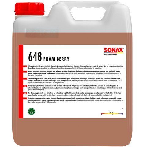 Sonax Foam Berry, 10 л (648600) активная пена фото
