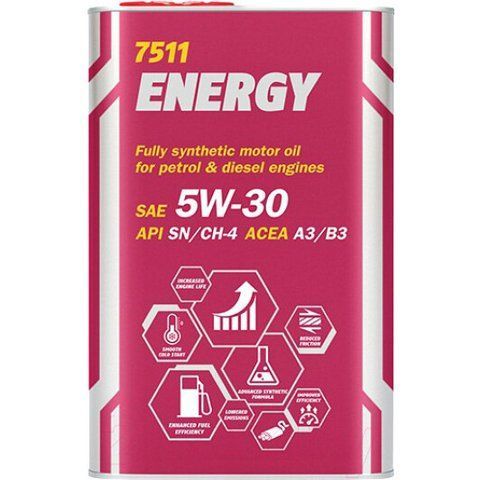 Mannol Energy (Metal) 5W-30 1 л, (MN7511-1ME) моторное масло фото