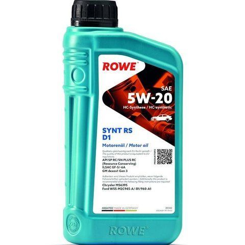 Rowe HC Synt RS D1 5W-20, 1 л (20342001099) моторное масло фото