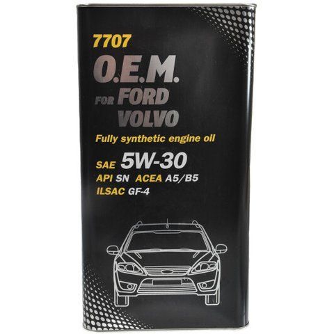 Mannol OEM For Ford Volvo (MetaL)5W-30 5 л, (MN7707-5ME) моторна олива фото