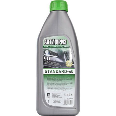 Готовый антифриз Дорожная Карта Standart Long Life G11 зеленый -30 &deg;C фото