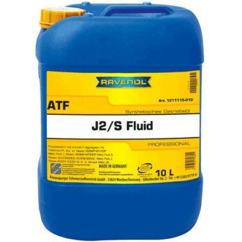 Ravenol ATF J2/S Fluid, 10 л (1211115010) синтетична трансмісійна олива фото