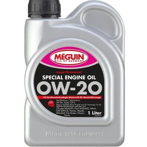 Meguin Special Engine Oil 0W-20, 1 л (7078) моторное масло фото