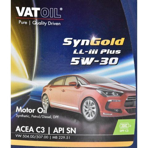 Vatoil SynGold LL-III Plus 5W-30 1 л (50020) моторна олива фото
