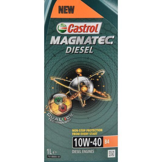 Castrol Magnatec Diesel B4 10W-40 1 л, (CASMAGND10W40B41L) моторное масло фото