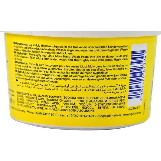 Liqui Moly Handwaschpaste, 0,5 л (2394) очиститель рук фото