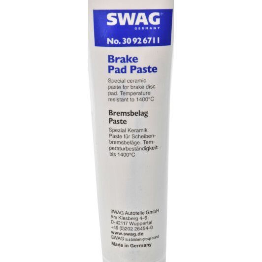 SWAG Ceramic Grease керамічна мастило, 100 мл (30926711) фото