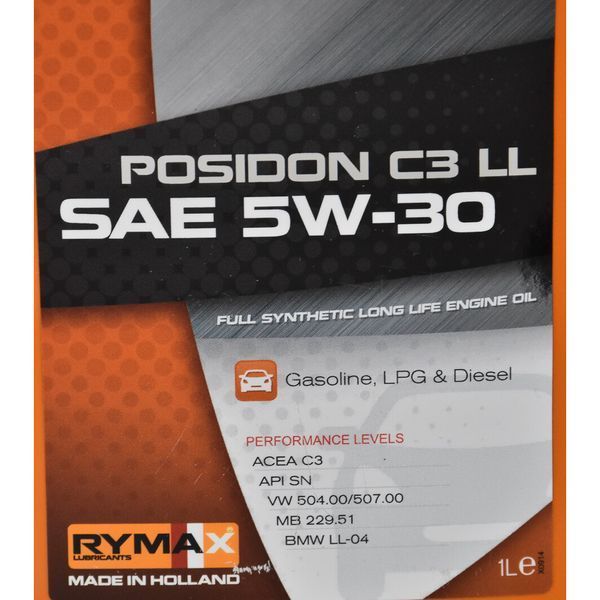 Rymax Posidon C3 LL 5W-30, 1 л (259847) моторное олива фото