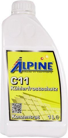 Alpine G11 желтый, 1 л (0101140) концентрат антифриза фото