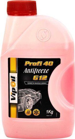 VIPOIL Profi 40 G12 красный -30 &deg;C, 1 л (701402) готовый антифриз фото
