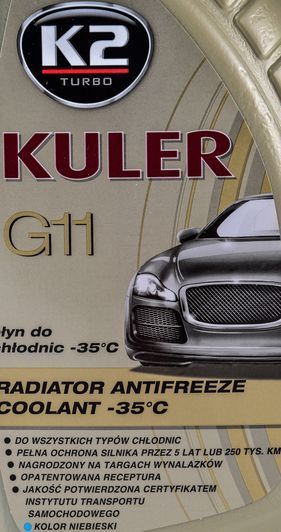 Готовий антифриз K2 Kuler G11 синій -35 &deg;C фото