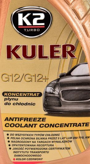 K2 Kuler G12 червоний, 1 л (t211c) концентрат антифризу фото