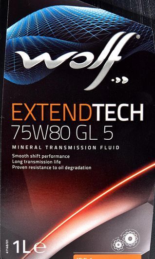 Wolf Extendtech GL-5 75W-80, 1 л (8303807) минеральное трансмиссионное масло фото