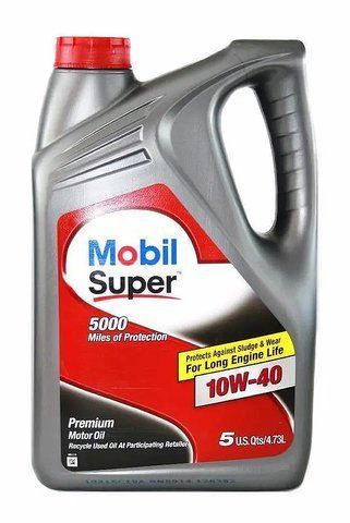 Mobil Super 5000 10W-40 4,730 л, (98LL19) моторное масло фото
