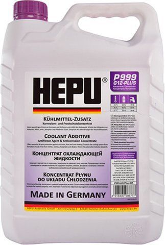 Hepu G12+ фиолетовый, 5 л концентрат антифриза фото
