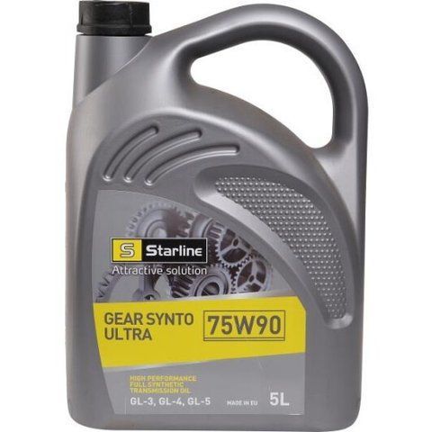 Starline Gear Synto Ultra GL-3/4/5 MT-1 75W-90, 5 л (NASU-5) синтетична трансмісійна олива фото