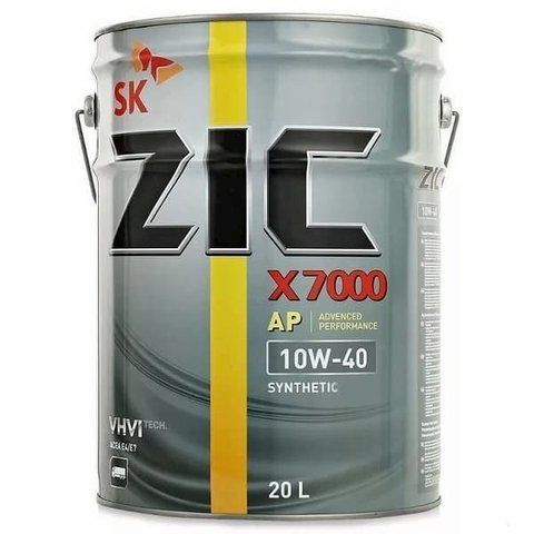 ZIC X7000 AP 10W-40, 20 л (192606) моторна олива фото