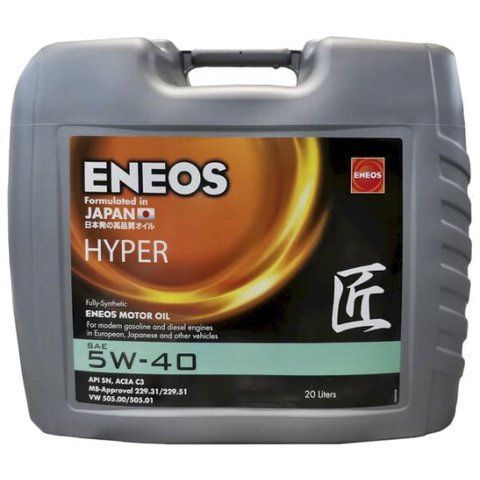 Eneos Hyper 5W-40 20 л (eu0031201n) моторна олива фото