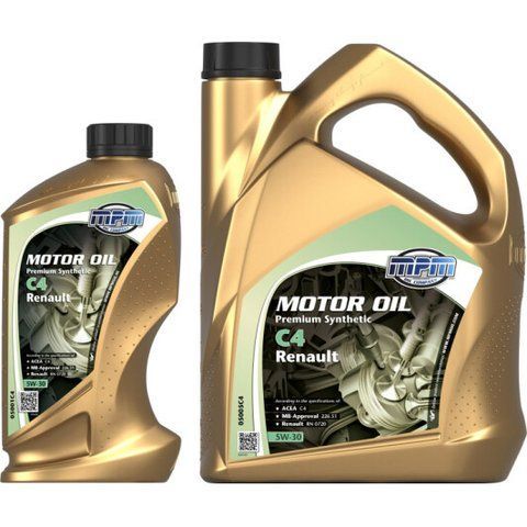 MPM Premium Synthetic C4 Renault 5W-30 1 л, (05001C4) моторное масло фото