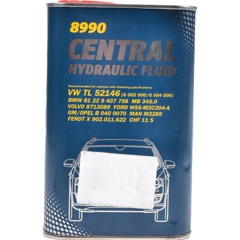 Mannol Central Hydraulic Fluid, 1 л (MN8990-1ME) синтетическое трансмиссионное масло фото