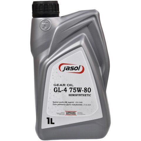 Jasol GL-4 75W-80, 1 л (325066) напівсинтетична трансмісійна олива фото