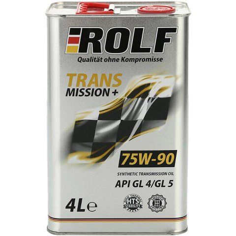 ROLF TransMission Plus GL-4/5 75W-90, 4 л (322283) синтетична трансмісійна олива фото