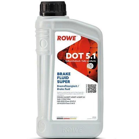 Rowe HC Brake Fluid Super DOT 5.1, 1 л (25104001099) тормозная жидкость фото
