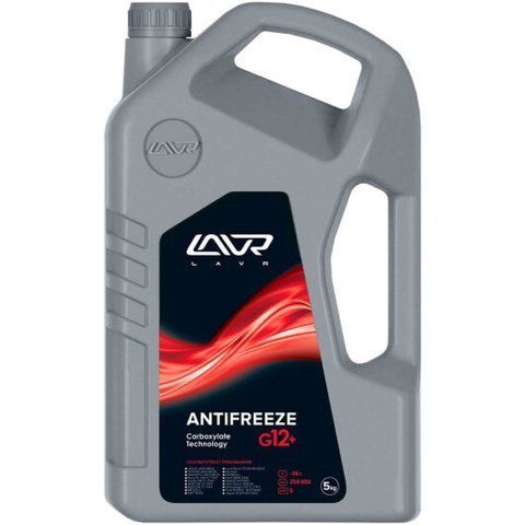 Готовий антифриз Lavr Carboxylate Technology G12+ червоний -45 &deg;C фото